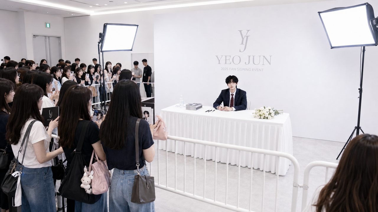 粉丝签售会现场